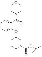 3-[2-(Morpholine-4-carbonyl)-phenoxy]-piperidine-1-carboxylic acid tert-butyl ester Structure,1146080-58-1Structure