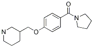 (4-(Piperidin-3-ylmethoxy)phenyl)(pyrrolidin-1-yl)methanone, 98+% c17h24n2o2, mw: 288.38 Structure,1146080-82-1Structure