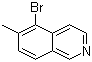 5-Bromo-6-methyl-isoquinoline Structure,1146298-61-4Structure