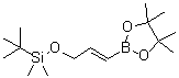 3-(Tert-butyldimethylsiloxy)prop-1-enylboronic acid pinacol ester Structure,114653-19-9Structure