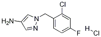 4-Amino-1-(2-chloro-4-fluorobenzyl)pyrazole hydrochloride Structure,1147222-53-4Structure