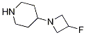 4-(3-Fluoro-azetidin-1-yl)-piperidine Structure,1147422-28-3Structure