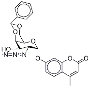 4-Methylumbelliferyl 2-azido-2-deoxy-4,6-o-phenylmethylene-alpha-d-galactopyranoside Structure,1147438-59-2Structure