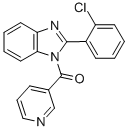 Methanone, [2-(2-chlorophenyl)-1H-benzimidazol-1-yl]-3-pyridinyl- Structure,1148018-26-1Structure