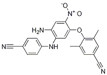 4-[4-Amino-5-[(4-cyanophenyl)amino]-2-nitrophenoxy]-3,5-dimethyl-benzonitrile Structure,1148021-61-7Structure