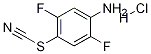 2,5-Difluoro-4-thiocyanatoaniline, HCl Structure,1150114-25-2Structure