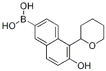 6-Hydroxy-5-(tetrahydropyran-2-yl)naphthalene-2-boronic acid Structure,1150114-57-0Structure