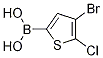 4-Bromo-5-chlorothiophene-2-boronic acid Structure,1150114-72-9Structure