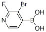 3-Bromo-2-fluoropyridine-4-boronic acid Structure,1150114-79-6Structure