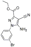 Ethyl 5-amino-1-(3-bromophenyl)-4-cyanopyrazole-3-carboxylate Structure,1150163-94-2Structure