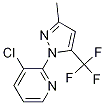 3-Chloro-2-(3-methyl-5-(trifluoromethyl)pyrazol-1-yl)pyridine Structure,1150164-52-5Structure