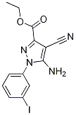 Ethyl 5-amino-4-cyano-1-(3-iodophenyl)pyrazole-3-carboxylate Structure,1150164-66-1Structure