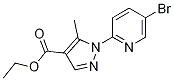 Ethyl 1-(5-bromopyridin-2-yl)-5-methylpyrazole-4-carboxylate Structure,1150164-72-9Structure