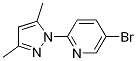 5-Bromo-2-(3,5-dimethylpyrazol-1-yl)pyridine Structure,1150164-92-3Structure