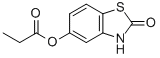 5-(1-氧代丙氧基)-2(3h)-苯并噻唑酮結(jié)構(gòu)式_115045-86-8結(jié)構(gòu)式