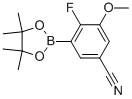 5-Cyano-2-fluoro-3-methoxyphenylboronic acid, pinacol ester Structure,1150561-55-9Structure