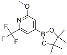 2-Methoxy-6-trifluoromethylpyridine-4-boronic acid, pinacol ester Structure,1150561-66-2Structure