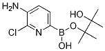 3-Amino-2-chloropyridine-6-boronic acid, pinacol ester Structure,1150561-74-2Structure