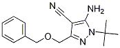 5-Amino-3-(benzyloxymethyl)-1-tert-butyl-1h-pyrazole-4-carbonitrile Structure,1151653-30-3Structure