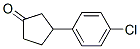 3-(4-Chlorophenyl)cyclopentanone Structure,115169-77-2Structure