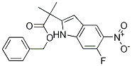 Benzyl2-(6-fluoro-5-nitro-1h-indol-2-yl)-2-methylpropanoate Structure,1152311-77-7Structure