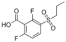 2,6-Difluoro-3-(propylsulfonyl)benzoicacid Structure,1152501-92-2Structure