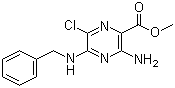 Methyl 3-amino-5-(benzylamino)-6-chloropyrazine-2-carboxylate Structure,1154-82-1Structure