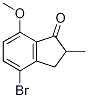 4-Bromo-7-methoxy-2-methyl-2,3-dihydro-1h-inden-1-one Structure,1155261-18-9Structure