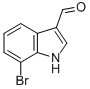 7-Bromoindole-3-carboxaldehyde Structure,115666-21-2Structure