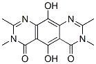 Pyrimido[5,4-g]quinazoline-4,6(3h,7h)-dione, 5,10-dihydroxy-2,3,7,8-tetramethyl- Structure,115705-71-0Structure