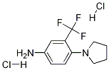 4-(1-Pyrrolidinyl)-3-(trifluoromethyl)bezenamine dihydrochloride Structure,1158215-71-4Structure