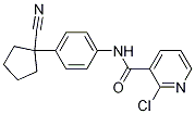 2-Chloro-n-[4-(1-cyanocyclopentyl)phenyl]-3-pyridinecarboxamide Structure,1158560-99-6Structure