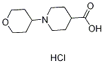 1-(Tetrahydro-2H-pyran-4-yl)piperidine-4-carboxylic acid hydrochloride Structure,1158712-36-7Structure