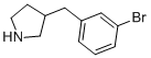 3-[(3-Bromophenyl)methyl]pyrrolidine Structure,1158764-53-4Structure