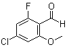 4-Chloro-2-fluoro-6-methoxybenzaldehyde Structure,1158916-85-8Structure