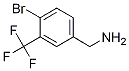 (4-Bromo-3-(trifluoromethyl)phenyl)methanamine Structure,1159512-70-5Structure