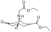 3-(Ethoxycarbonyl)-7-oxo-9-azabicyclo[3.3.1]nonane-9-acetic acid ethyl ester Structure,115956-03-1Structure