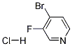 4-Bromo-3-fluoropyridinehydrochloride Structure,1159811-44-5Structure