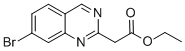 Ethyl 2-(7-bromoquinazolin-2-yl)acetate Structure,1159812-67-5Structure