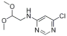 (6-Chloro-pyrimidin-4-yl)-(2,2-dimethoxy-ethyl)-amine Structure,1159822-73-7Structure