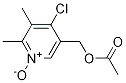 5-Acetoxymethyl-2,3-dimethyl-4-chloropyridine n-oxide Structure,1159976-98-3Structure