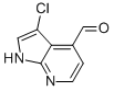 3-Chloro-1h-pyrrolo[2,3-b]pyridine-4-carbaldehyde Structure,1159982-12-3Structure