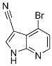 4-Bromo-1h-pyrrolo[2,3-b]pyridine-3-carbonitrile Structure,1159982-14-5Structure