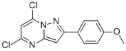 5,7-Dichloro-2-(4-methoxyphenyl)-pyrazolo[1,5-a]pyrimidine Structure,1159982-73-6Structure