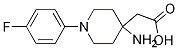 2-(4-Amino-1-(4-fluorophenyl)piperidin-4-yl)acetic acid Structure,1159983-48-8Structure