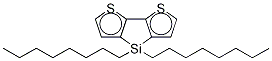 4,4-Dioctyl-4h-silolo[3,2-b:4,5-b’]dithiophene Structure,1160106-12-6Structure