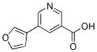 5-(Furan-3-yl)pyridine-3-carboxylic acid Structure,1160106-84-2Structure