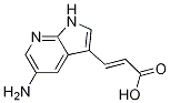 (2E)-3-(5-amino-1h-pyrrolo[2,3-b]pyridin-3-yl)-2-propenoic acid Structure,1160985-19-2Structure