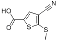 4-Cyano-5-methylsulfanylthiophene-2-carboxylic acid Structure,116170-85-5Structure