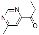 1-Propanone, 1-(6-methyl-4-pyrimidinyl)-(9ci) Structure,116186-30-2Structure